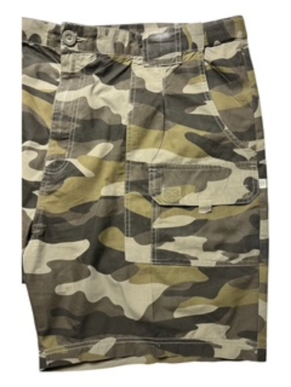 Men's Camo Shorts Outdoor Hunting Hiking Military, Gray/Green, Magellan Size 44
